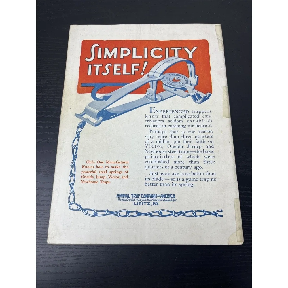 Hunter Trader Trapper December 1926 Vintage Hunting Trapping Magazine Antique